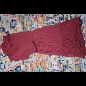 Maroon dress
